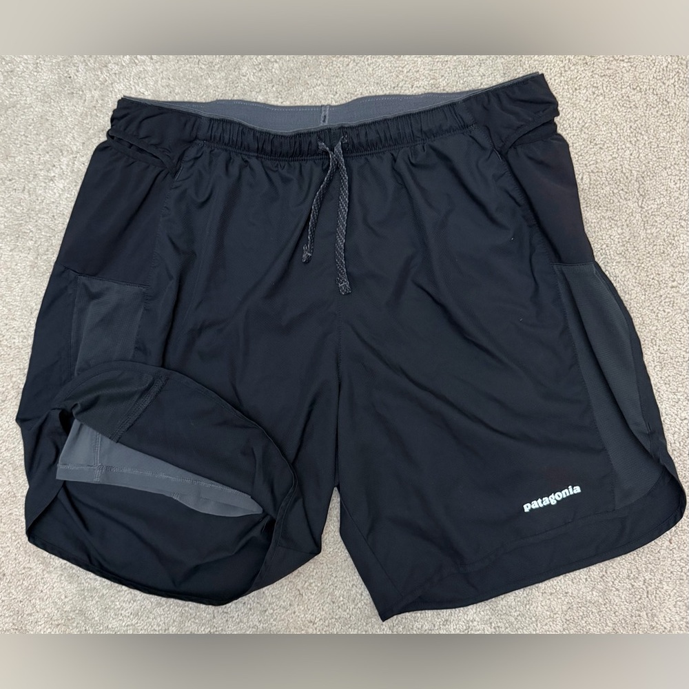 Patagonia Men's Black 2 in 1 Shorts
